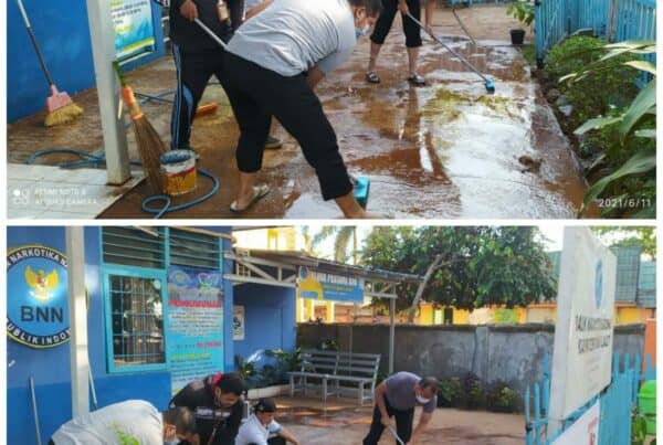 Kerja Bakti Pembersihan Halaman BNNK Tanah Laut Kerja Bakti Pembersihan Halaman BNNK Tanah Laut