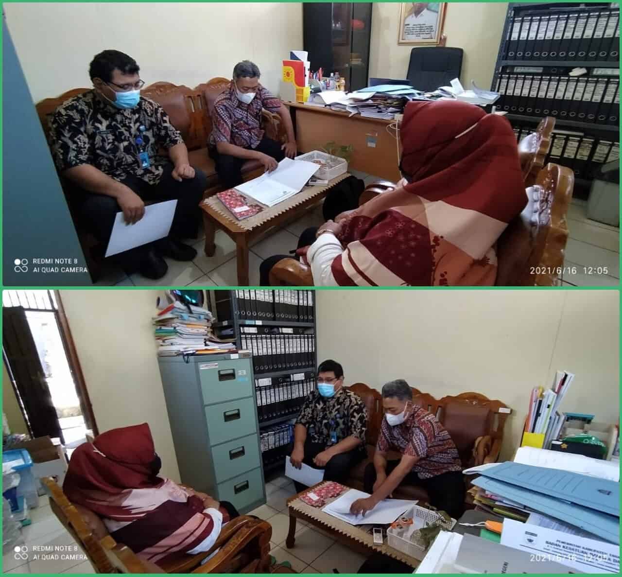 Peninjauan Calon Gedung Kantor BNNK Tanah Laut bersama BPKAD Kabupaten Tanah Laut Konsep Otomatis