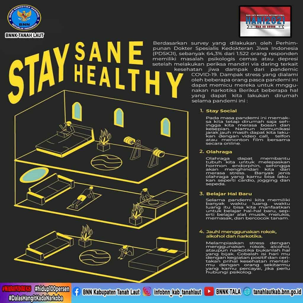 Stay Sane, Stay Healthy Stay Sane, Stay Healthy