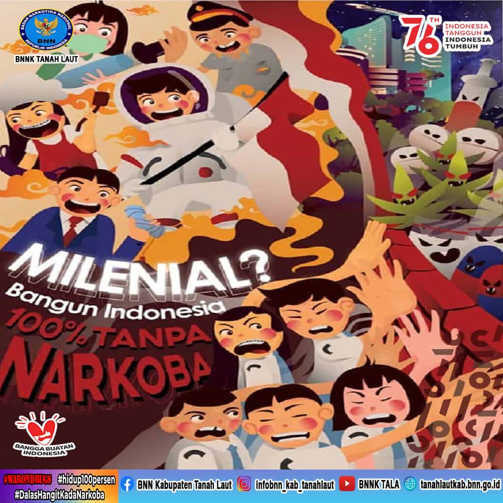 Milenial Bangun Indonesia 100% Tanpa Narkoba Konsep Otomatis