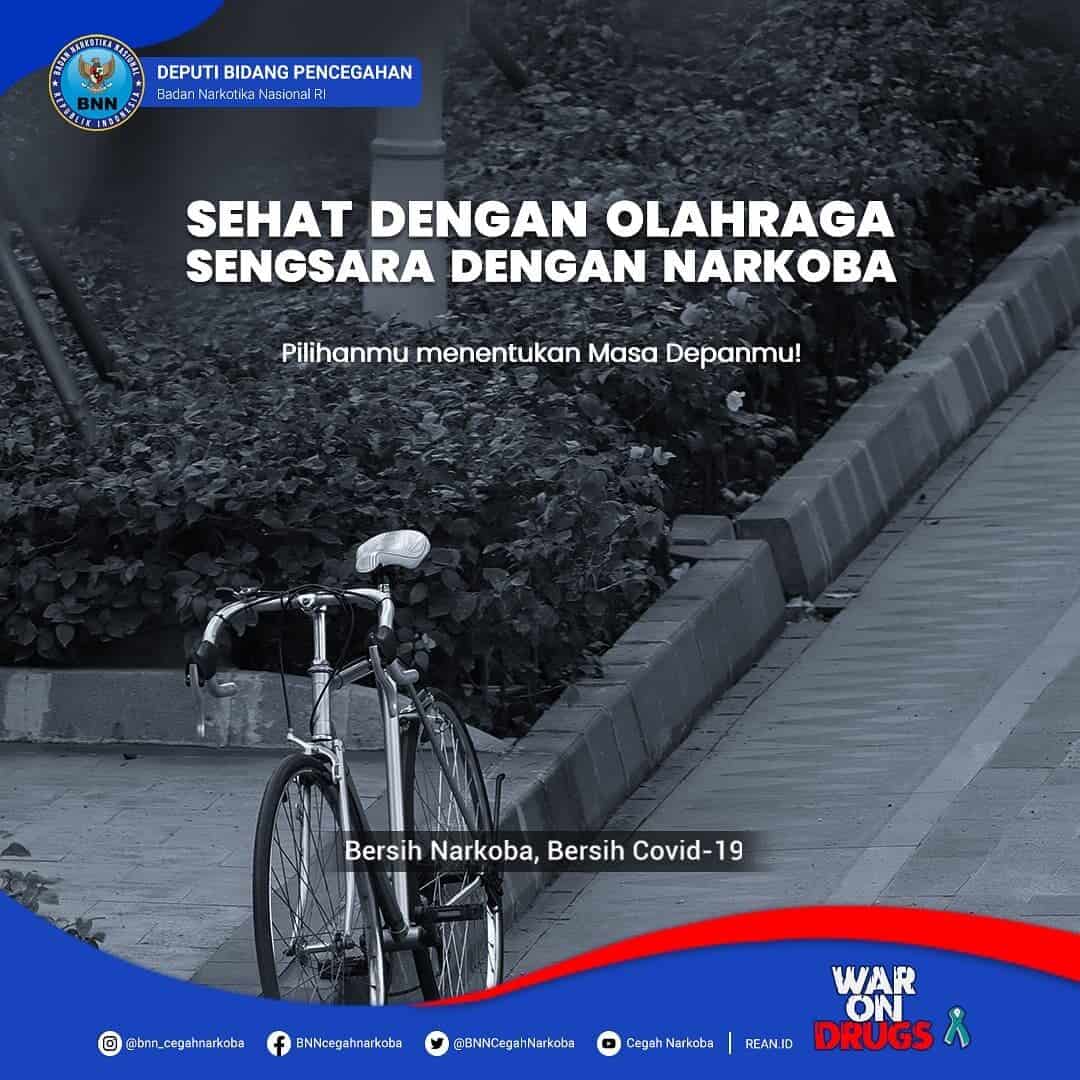 Sehat dengan Olahraga, Sengsara dengan Narkoba Sehat dengan Olahraga, Sengsara dengan Narkoba