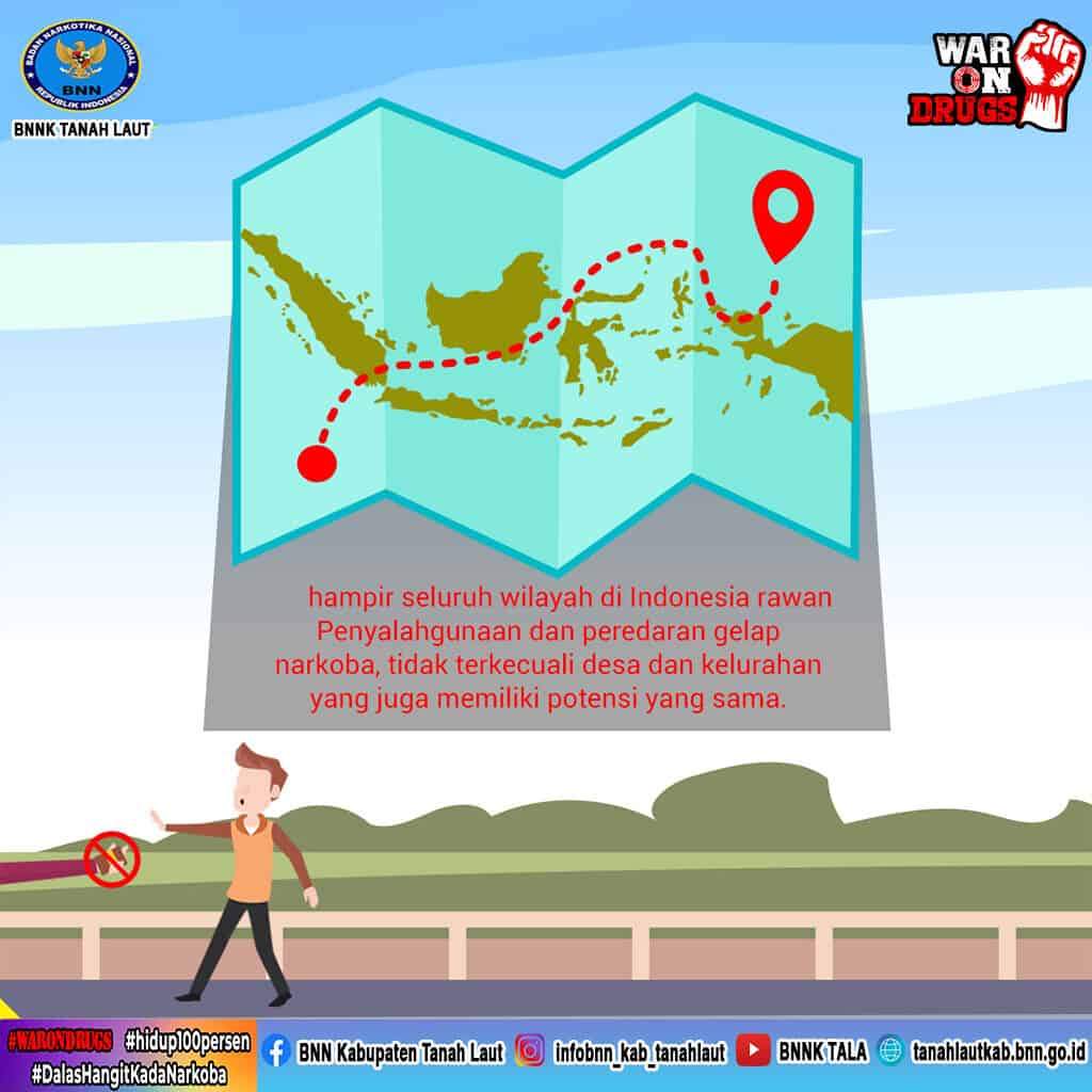 Hampir Seluruh Wilayah di Indonesia Rawan Narkoba Hampir Seluruh Wilayah di Indonesia Rawan Narkoba
