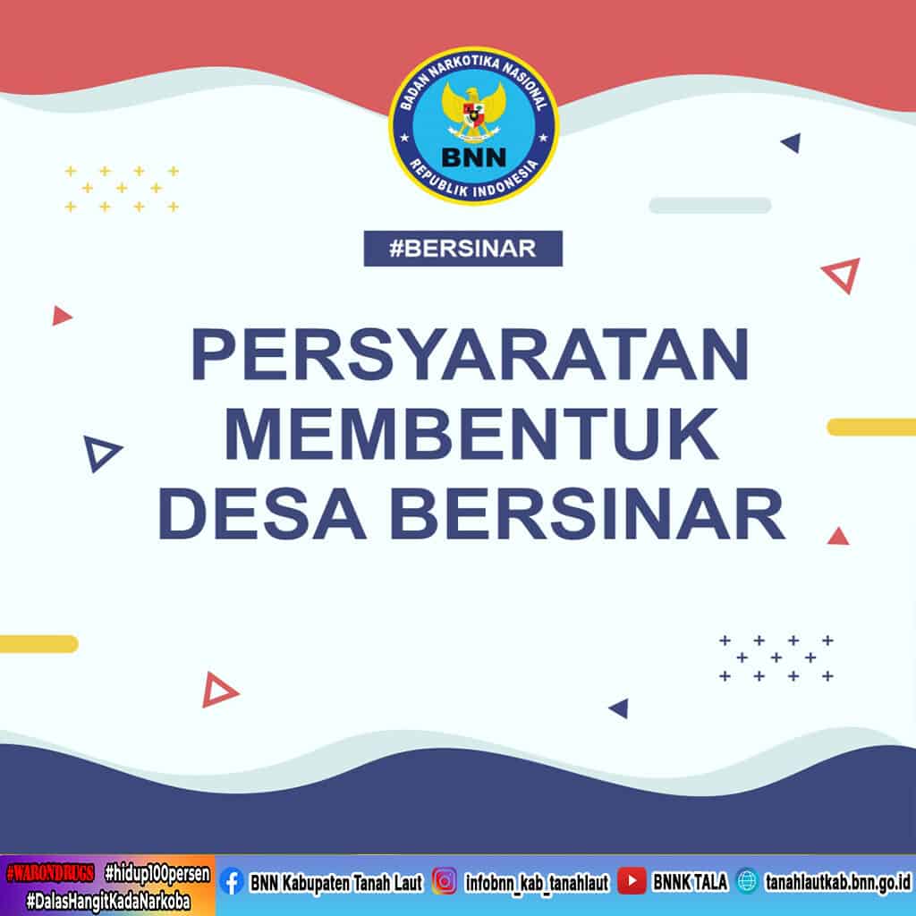Persyaratan Membentuk Desa Bersinar Persyaratan Membentuk Desa Bersinar