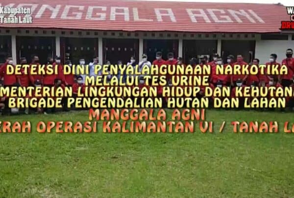 BNNK Tanah Laut Test Urine Pegawai Manggala Agni Kab. Tanah Laut