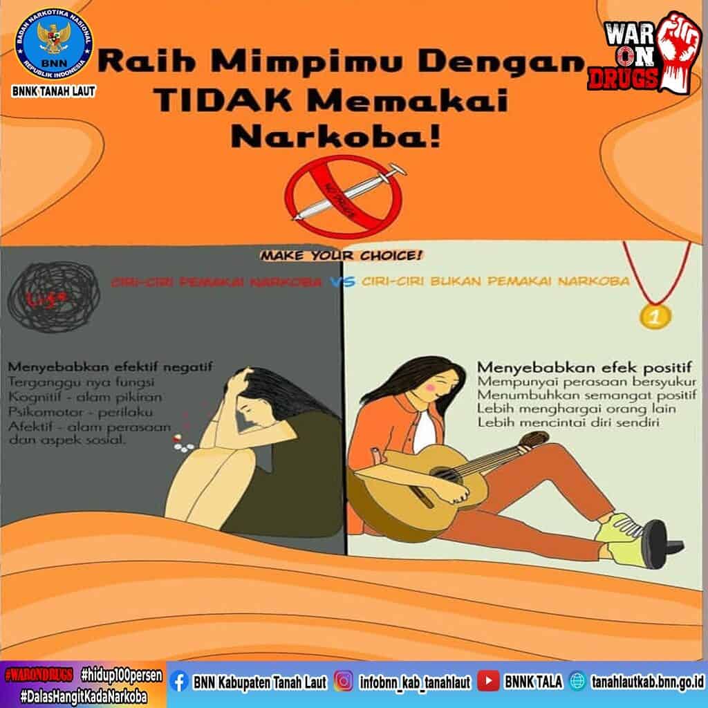 Raih Mimpimu dengan Tidak Memakai Narkoba! Raih Mimpimu dengan Tidak Memakai Narkoba!
