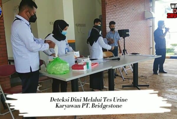 BNNK Tanah Laut Test Urine Karyawan PT. Bridgestone Kalimantan Plantation