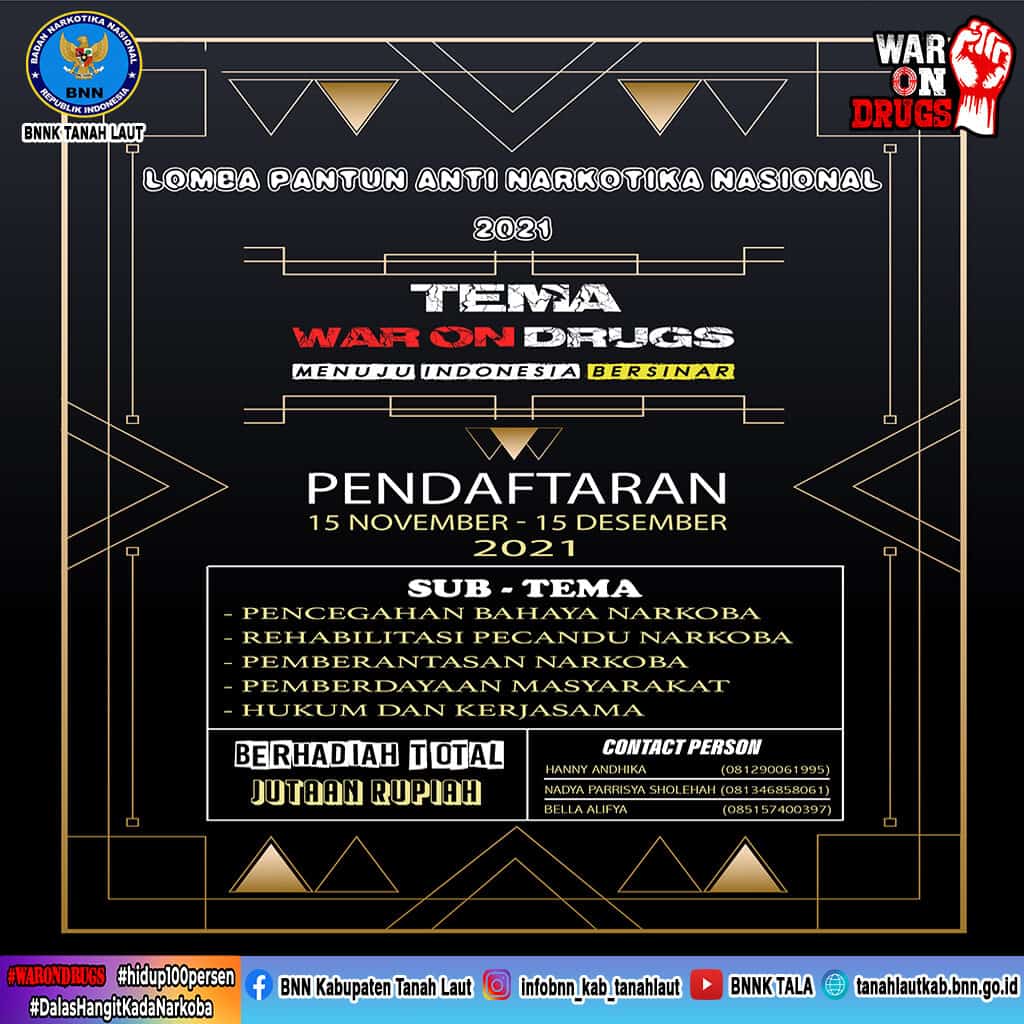 Milenial Hebat, Sehat Tanpa Narkoba! Milenial Hebat, Sehat Tanpa Narkoba!