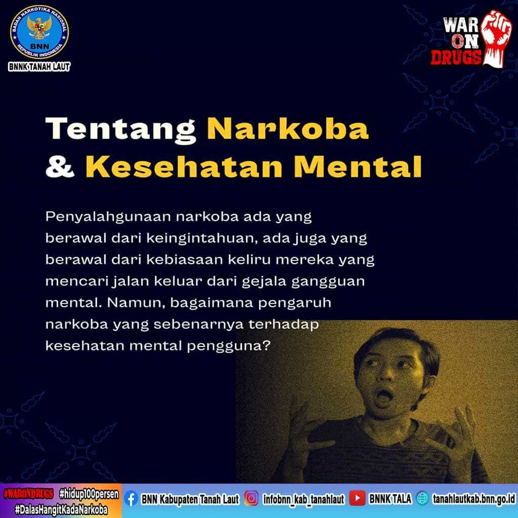 Narkoba dan Kesehatan Mental (Pertama) Narkoba dan Kesehatan Mental (Pertama)