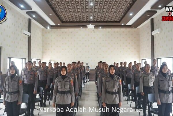 Mars BNN oleh Bintara Remaja Angkatan 46 Polres Tanah Laut