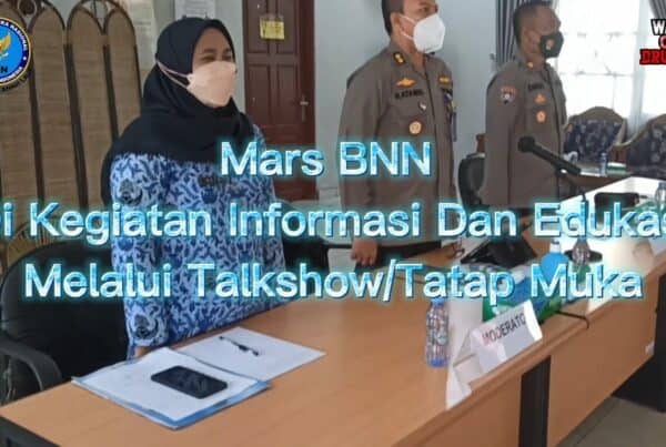 Mars BNN oleh Remaja dan Pemuda Karang Taruna Desa Bersinar