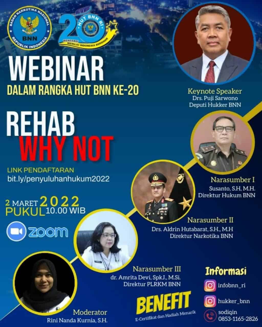 Webinar "Rehab Why Not?" Webinar Rehab Why Not