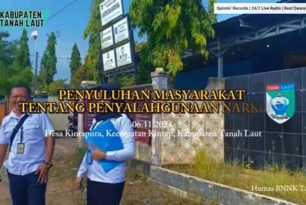 Sosialisasi Bahaya Narkoba di Desa Kintapura Kab. Tanah Laut