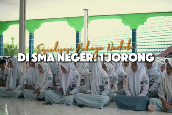 Sosialisasi Bahaya Narkoba Di SMAN 1 Jorong Kabupaten Tanah Laut