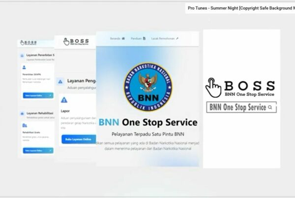 Pelayanan Terpadu BNN melalui website BOSS One Stop Service