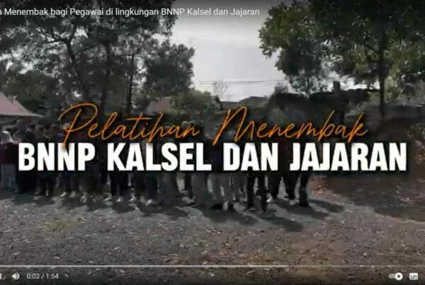 Pelatihan Menembak bagi Pegawai di lingkungan BNNP Kalsel dan Jajaran