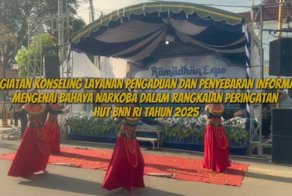 Kegiatan konseling layanan pengaduan dan penyebaran informasi bahaya narkoba