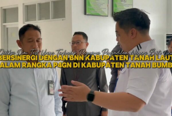 Deteksi Dini Test Urine Terhadap Pegawai Pengadilan Negeri Batu Licin